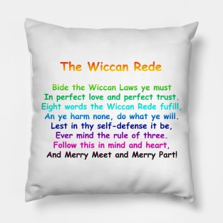 The Wiccan Rede Pillow