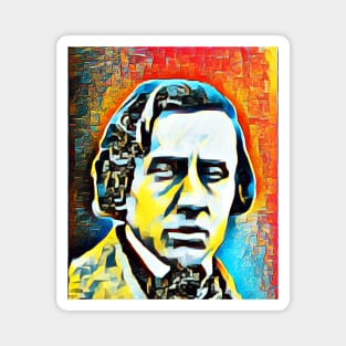 Frédéric Chopin Abstract Portrait | Frédéric Chopin Artwork 2 Magnet