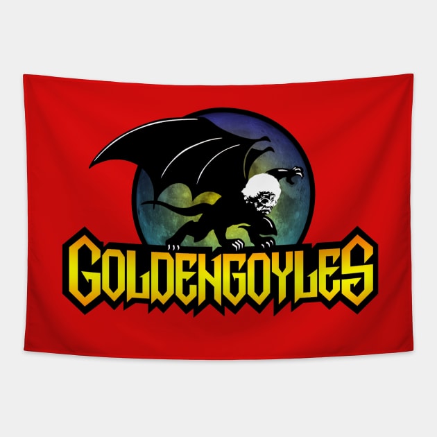 Goldengoyles Moon Tapestry by groanman