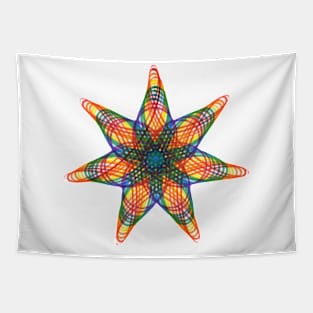 Spirograph Pride Pattern: LGBTQIA+ Tapestry