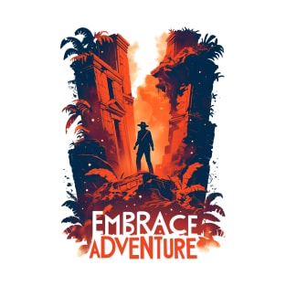 Embrace Adventure - Temple in the Jungle - Indy T-Shirt