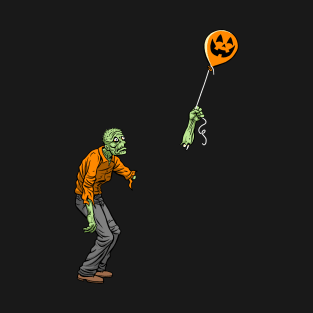 Sad Zombie on Dark - Halloween Edition T-Shirt