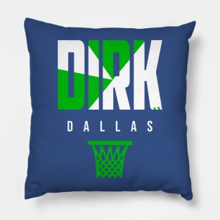 Dirk Dallas Basketball Pillow