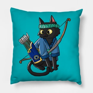 SaMEWrai - Black Archer Pillow