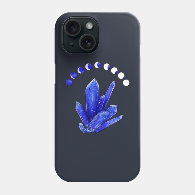 Galaxy Crystal in the Moonlight Phone Case by SupernovaAda