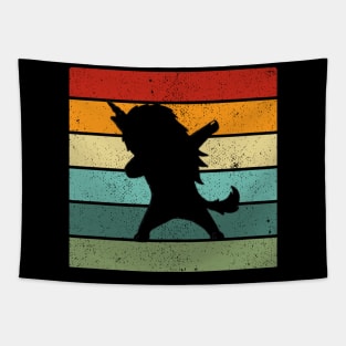 Dabbing Unicorn Tapestry