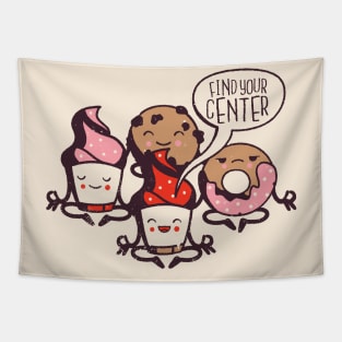 Yoga | Donuts | Cup Cakes Tapestry