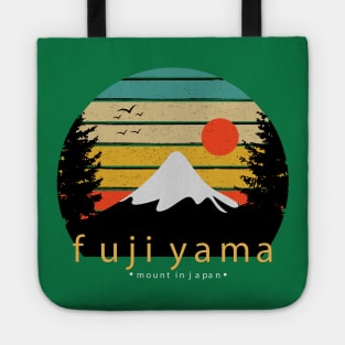 Fujiyama mount japan Tote