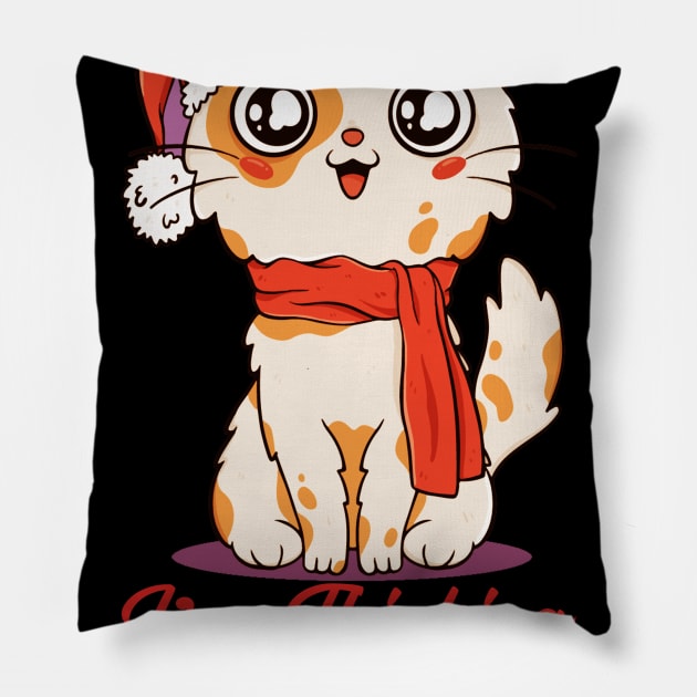 I'm thinging about my cat right now t-shirt Pillow by DMarts