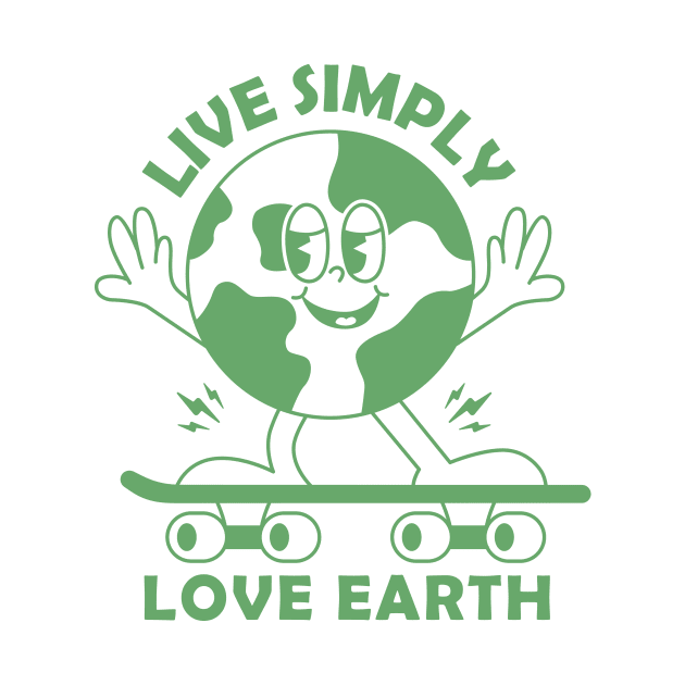 Live Simply Love earth by Peazyy