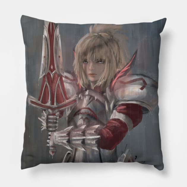 Mordred Saber Pillow by chururi