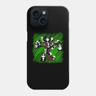 Tree of Pandas Phone Case