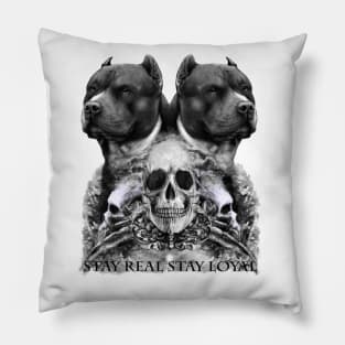 STAY PITBULL Pillow