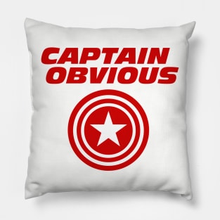 Captain Obvious Pillow