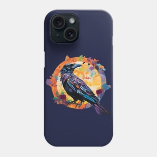 Backyard Bird Watching Crow Corvid Phone Case