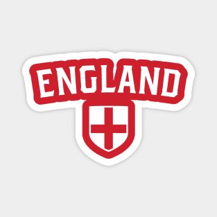 England Sports Fan • Classic Flag Shield National Team Support Badge Magnet