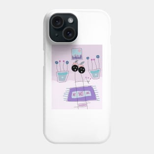 Kids Visiting Stick Figure Phone Case