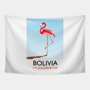 Bolivia "Its Quicker By Air" Tapestry