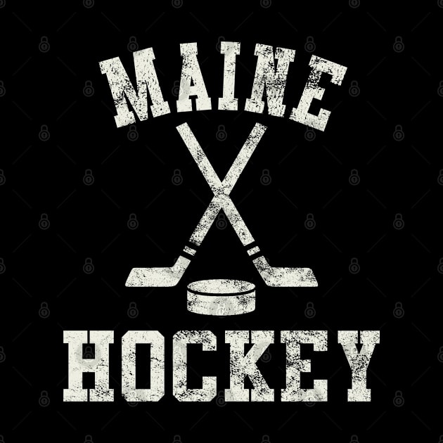 Vintage Maine Hockey by tropicalteesshop