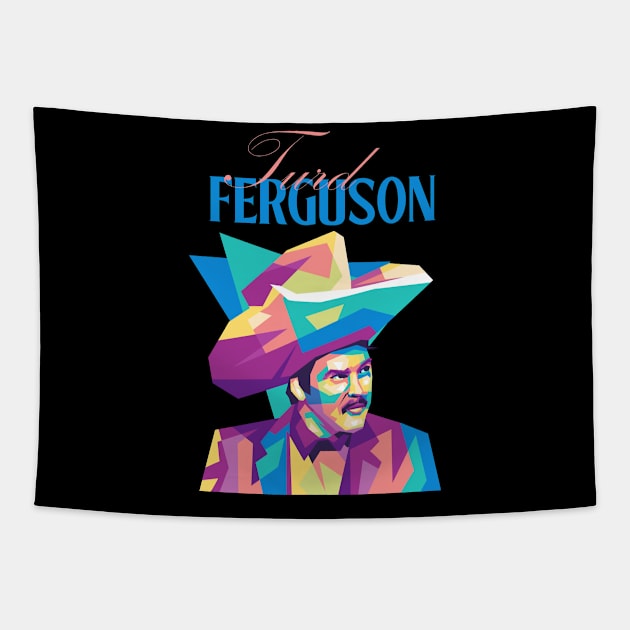 Turd Ferguson wpap Tapestry by agungsaid1234