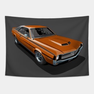 AMC Javelin in Bittersweet Orange Tapestry