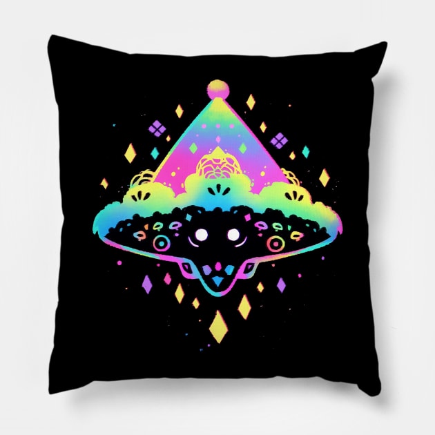 trippy Pillow by skatermoment