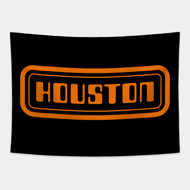 Rollerball – Houston Logo Tapestry by GraphicGibbon