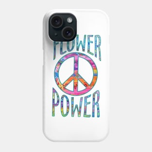 Flower Power Peace Sign Phone Case