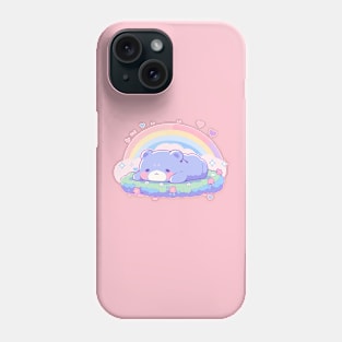 Lazy Rainbow Kawaii Baby Bear Cuddles Phone Case