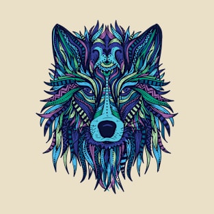 Wolf Illustration T-Shirt