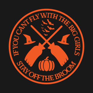 If you cant fly with the big girls stay off the broom T-Shirt