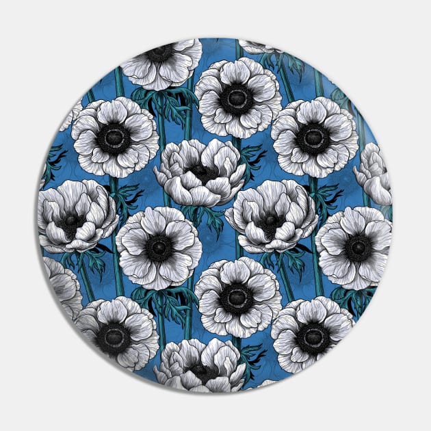 White anemone garden Pin by katerinamk