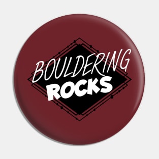 Bouldering rocks Pin