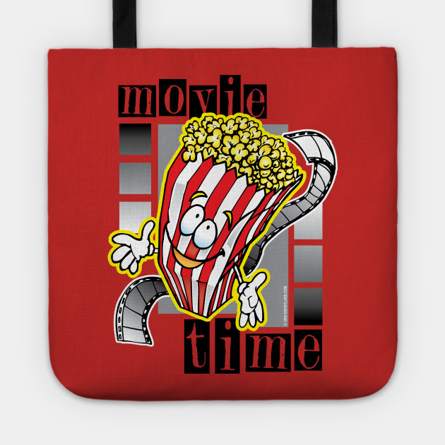 Movie Time Happy Popcorn Bag Cartoon Movie Time Happy Popcorn Bag Cartoon Tote Teepublic Well you're in luck, because. teepublic