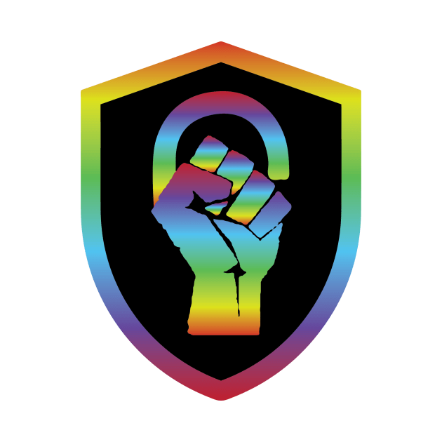 LGBT Sheild Logo by blacksincyberconference