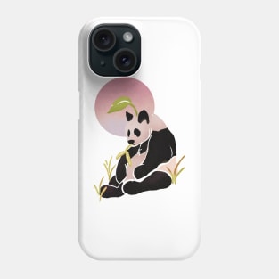 pink panda thoughts Phone Case