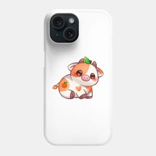 Orange Cow Phone Case