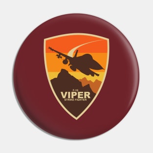 F-16 Viper Patch Pin
