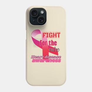 Heart disease awareness month Phone Case