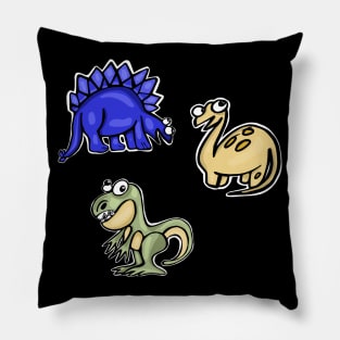 Silly Dinosaurs Pillow