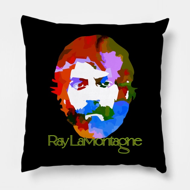 ray lamontagne Pillow by beach wave