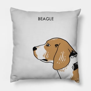 Beagle - Portrait Pillow