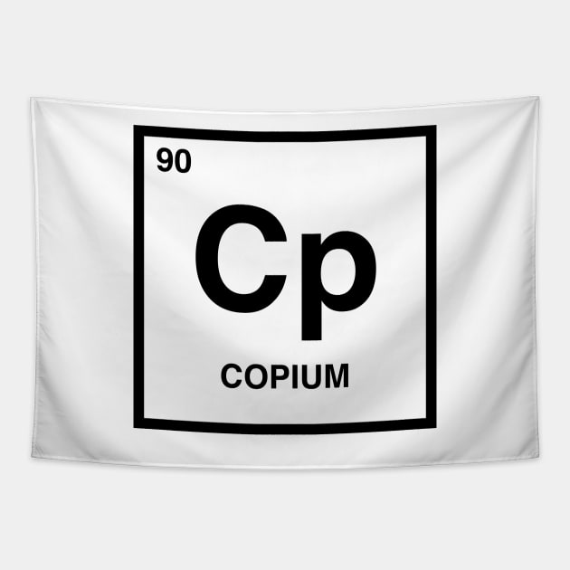 Copium Chemical Element Tapestry by BlackMosaic