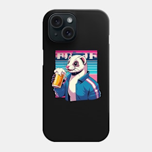 Vintage Ferret 90’s Anime designs Phone Case