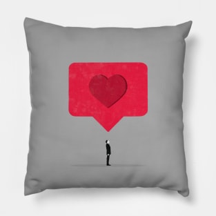 Social media love Pillow