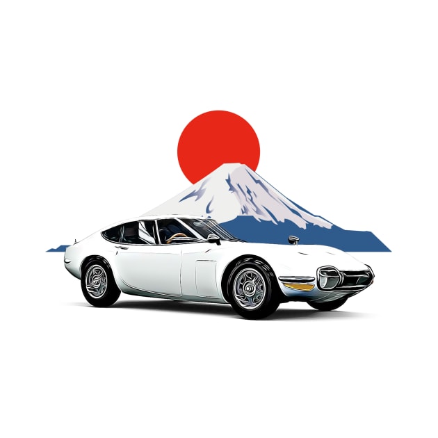 2000GT Fuji JDM Japan Print by Auto-Prints