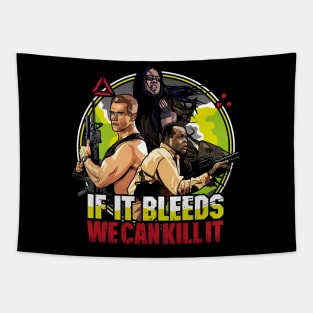 If It Bleeds We Can Kill It - Predator Tapestry