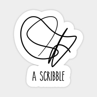 a scribble Magnet