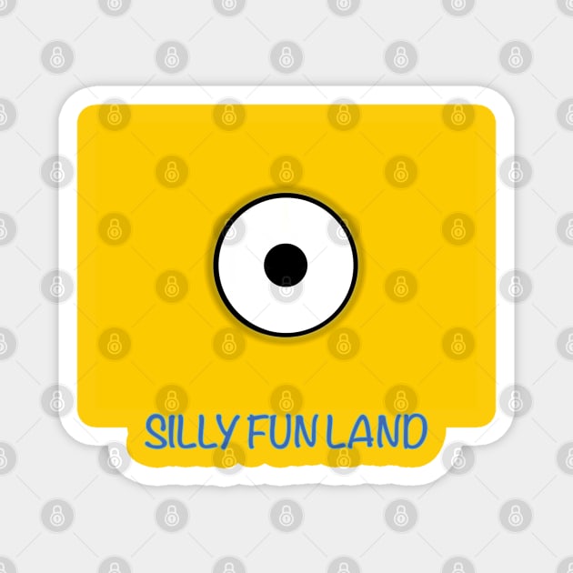 MINI YELLOW SILLY Magnet by LuckYA