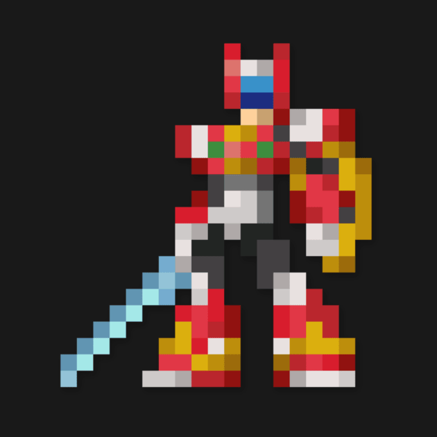 Zero low-res pixelart by JinnPixel